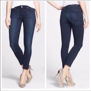 Paige Verdugo Ankle Jeans Blue Darton Distressed Size 24